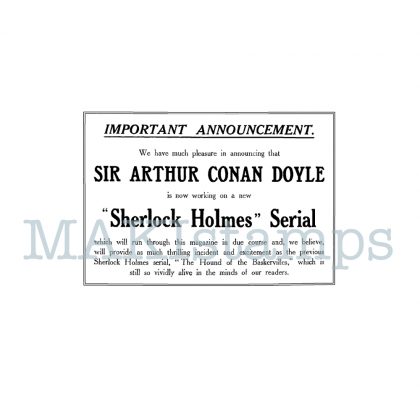 Sherlock Holmes rubber stamp