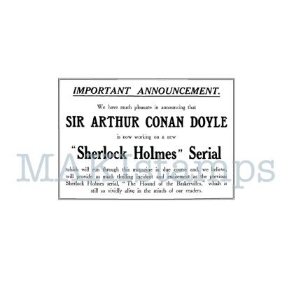 Sherlock Holmes rubber stamp