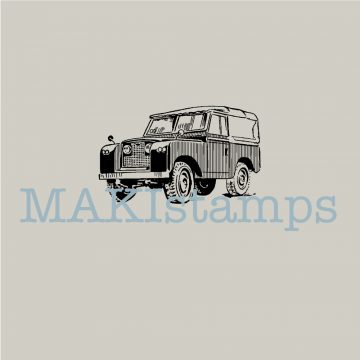 Car stamp Landrover