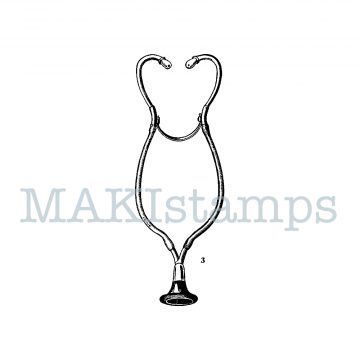 rubber stamp stethoscope