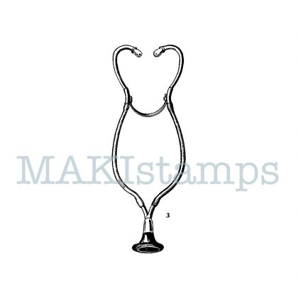 rubber stamp stethoscope