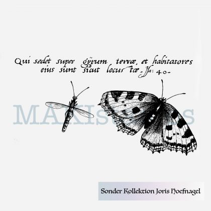 Butterfly rubber stamp from special collection MAKIstamps
