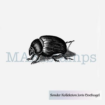 Beetle rubber stamp MAKIstamps special collection Georg Hoefnagel