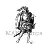 Renaissance Stempel / Tudor Adliger / Hans Holbein Stempelgummi (140406)