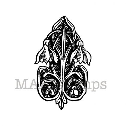 Mittelalter Stempel / Ornament / Dekoration Stempelgummi (140408)