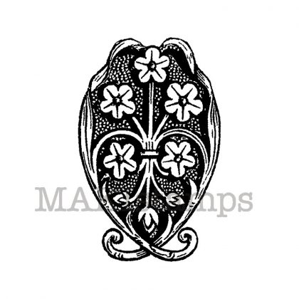 Craft rubber art stamp