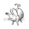 Stempelgummi Motivstempel Schweinchen 1 (130111)