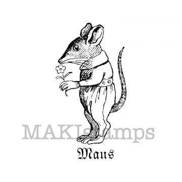 Craft rubber art stamp